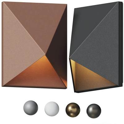 现代简约方形壁灯-01